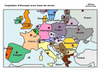 Capitales d'Europe avec liste de noms