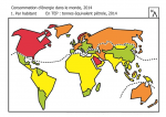 Consommation d'énergie dans le monde en 2014