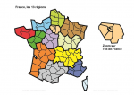 France : les 13 régions