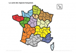 La carte des régions françaises