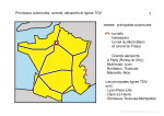 France : le réseau de transport