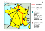 France : un territoire organisé par les métropoles et les transports