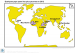 Quelques pays parmi les plus pauvres en 2012