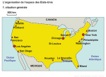 L'organisation de l'espace des Etats-Unis