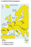 Le relief de l'Union Européenne