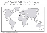 Monde : localisation des isthmes