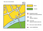 Plan de la ville de Detroit