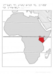 Carte de situation du Kenya en Afrique