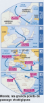 Monde, les grands points de passage stratégiques