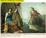 Allégories de Marianne et Germania