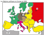 Les régimes politiques en Europe en 1938
