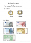 Utiliser les euros