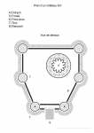 Plan d'un château fort
